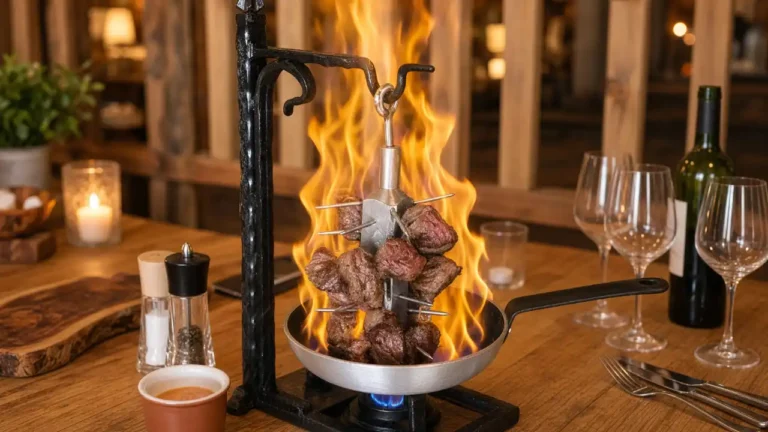 La potence flambée boeuf